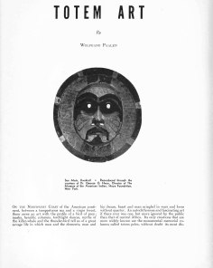 Totem Art article, DYN 4-5 Amerindian Number 1943